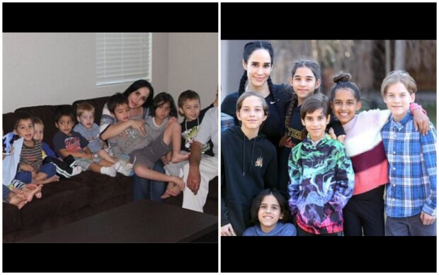 Nadya Suleman und ihre Kinder. Quelle: Screenshot Youtube