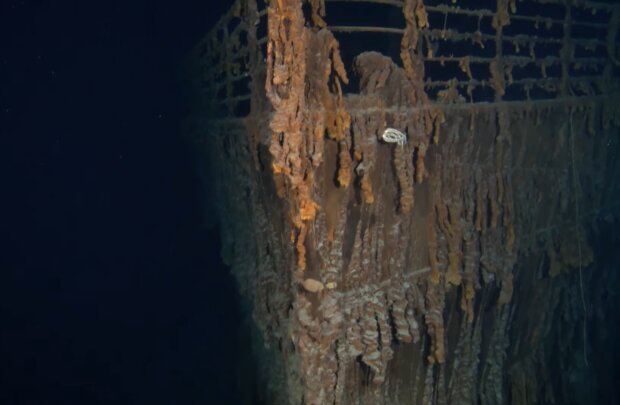 In den Tiefen der Titanic. Quelle: Screenshot Youtube