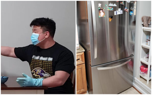 Kühlschrank rührte seinen Besitzer zu Tränen. Quelle: Screenshot Youtube